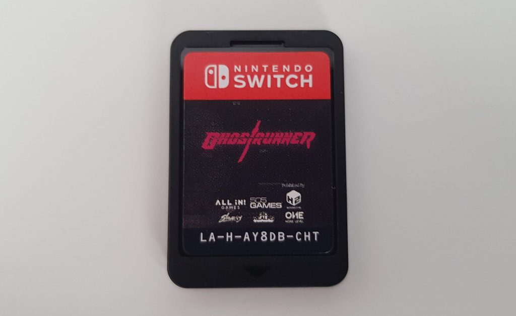 Ghostrunner Nintendo Switch cart